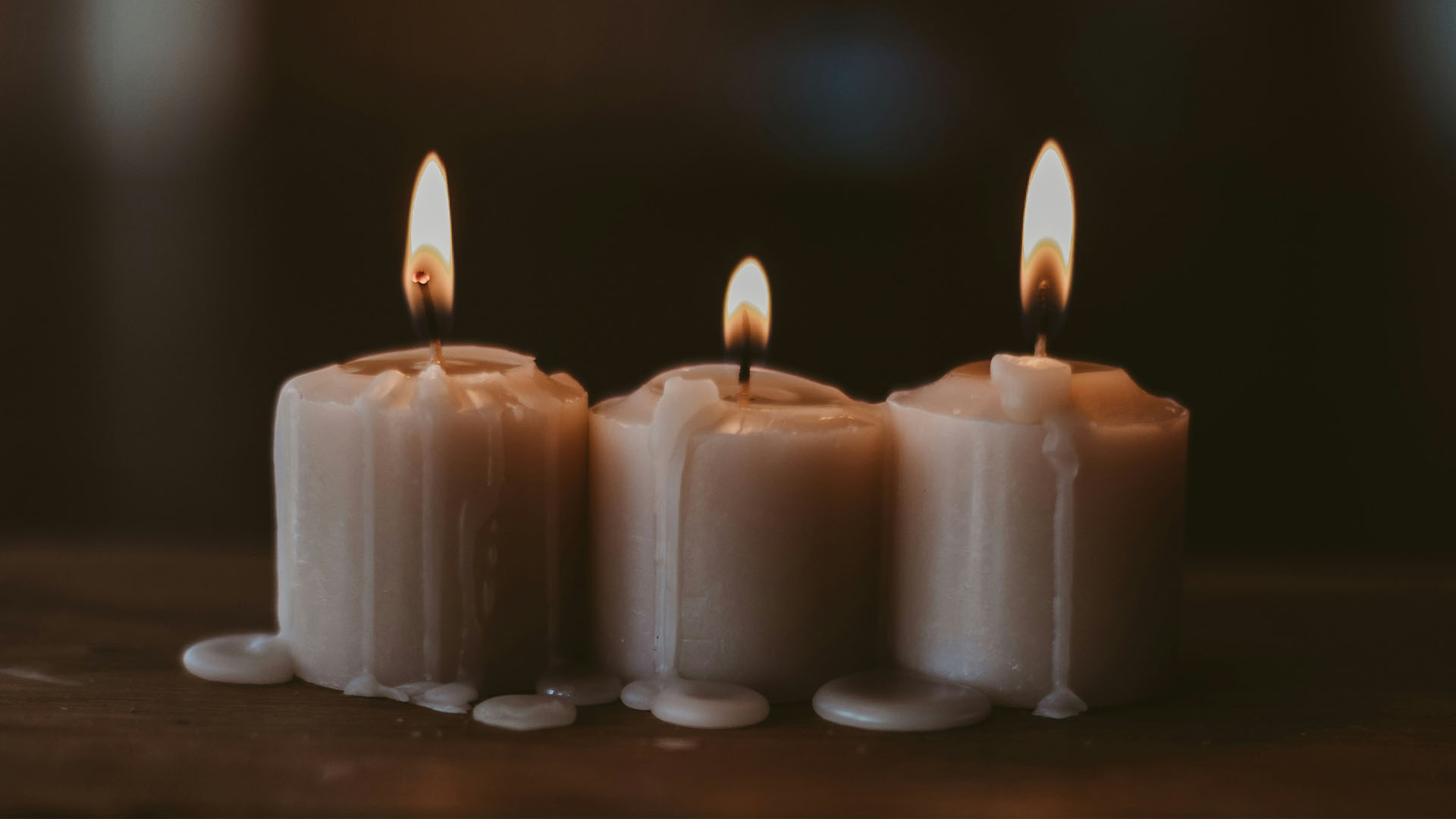 Candles that are lit
