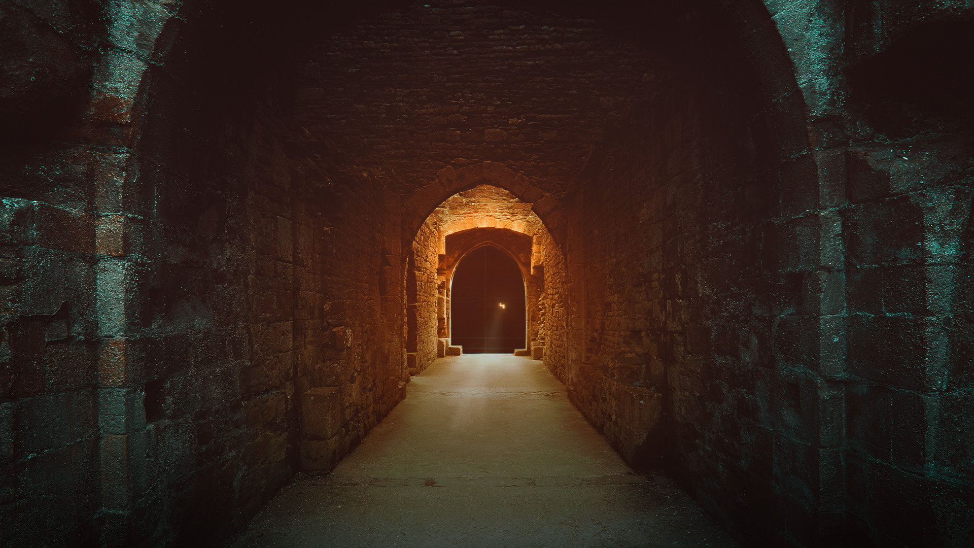 Dark hallway