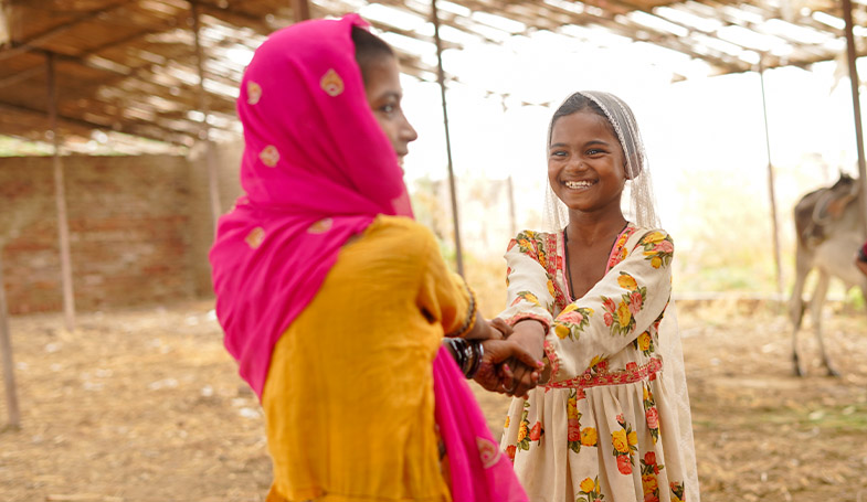 dancing orphaned girls
