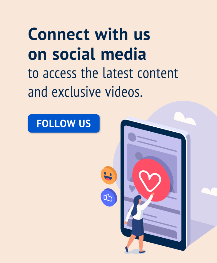 Connect with us on social media to access the latest content and exclusive videos. - Follow Us.