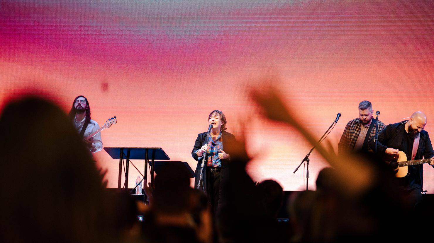 1121 Page with Kelly leading worship