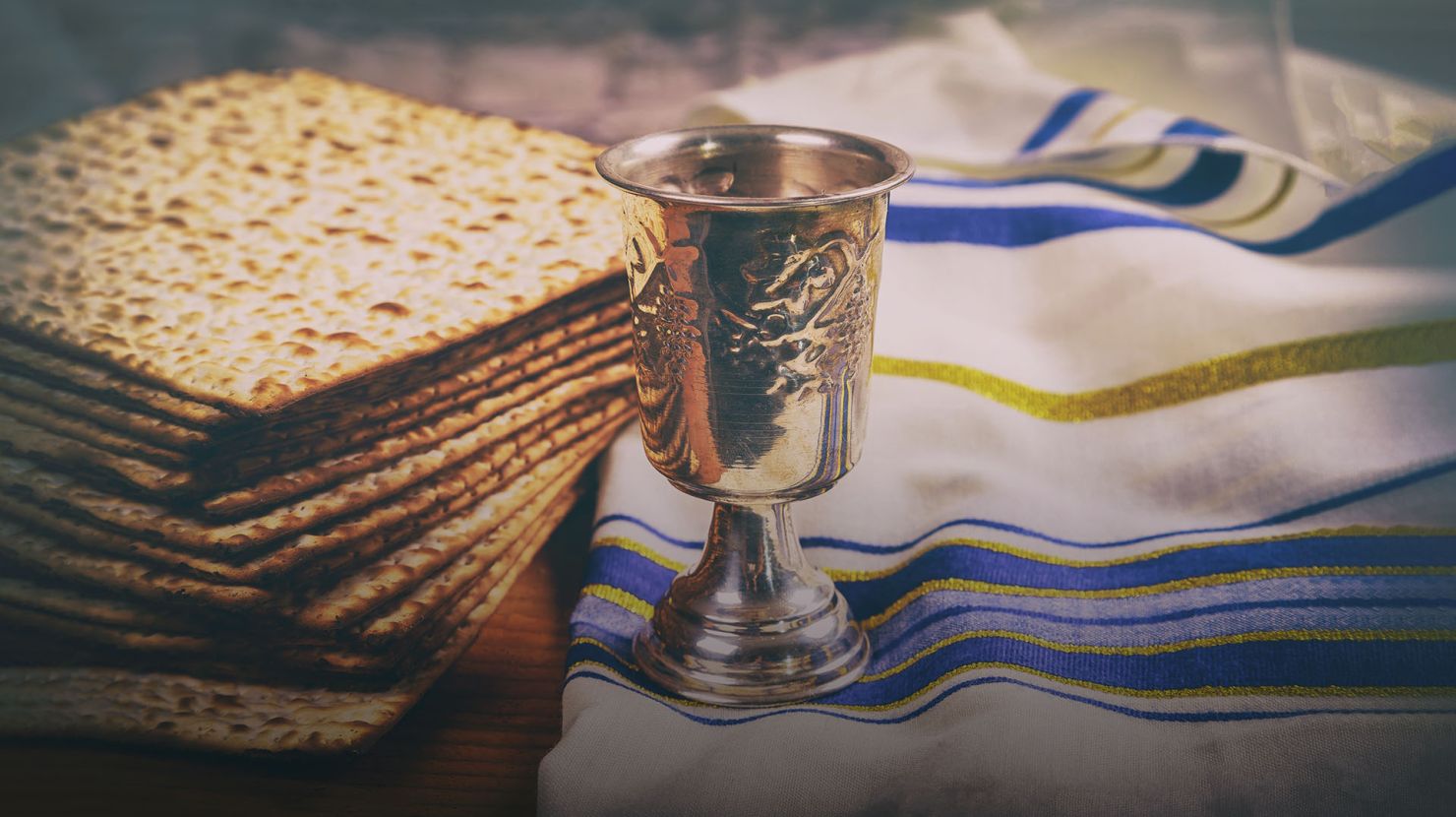 passover bread and wine