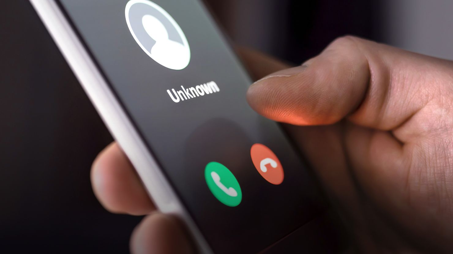 Phone call from unknown number late at night.