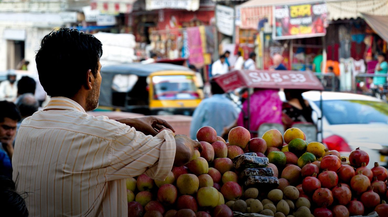 Indian street vendor