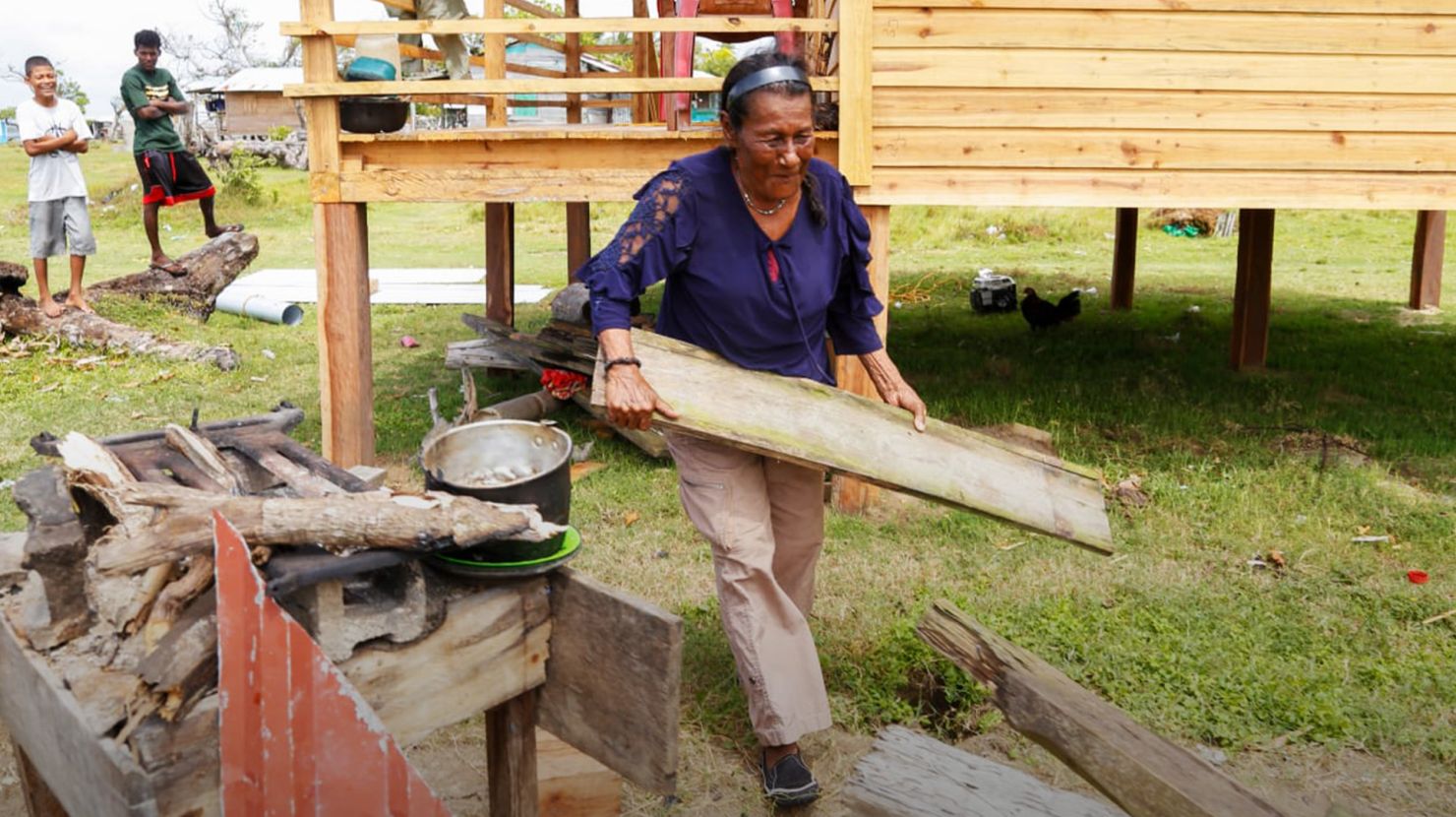 Paula moving building materials