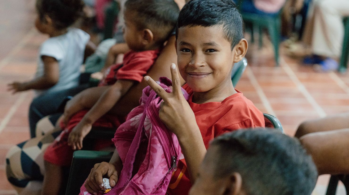 smiling Venezuelan child