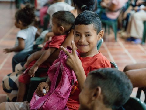 smiling Venezuelan child